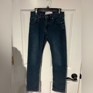 Boys stretch Jean
